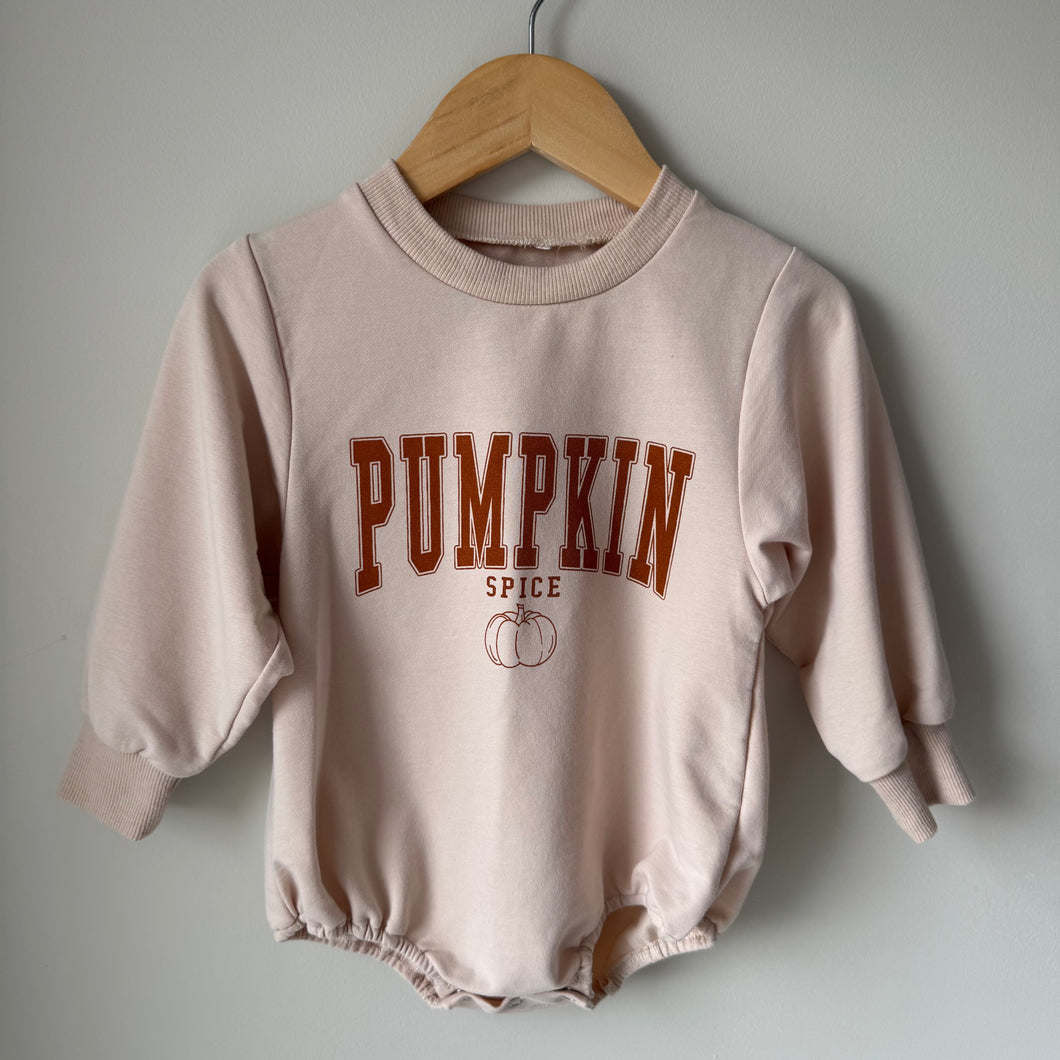 Pumpkin Spice Romper 12-18M