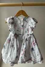 Load image into Gallery viewer, Floral Ruffle Sleeve Dress &amp; Diaper Cover 18M
