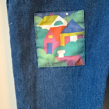 Load image into Gallery viewer, Vintage Denim Patchwork Romper
