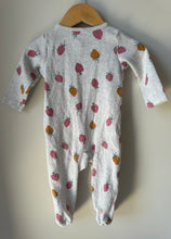 Load image into Gallery viewer, Strawberry Waffle Footie 6-9M
