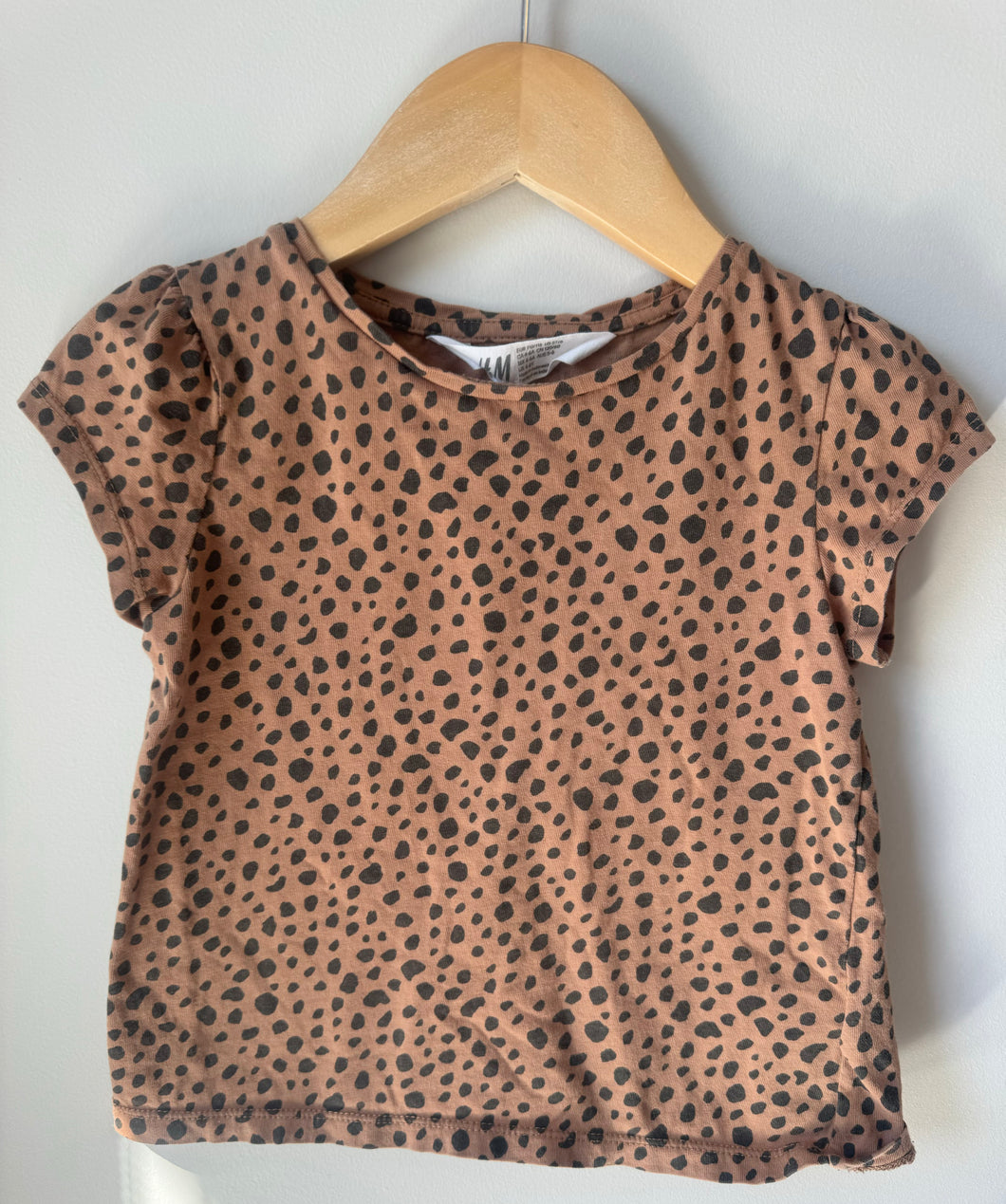 H&M Cheetah Tee 4-6Y