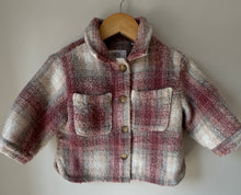 Load image into Gallery viewer, Zara Plaid Shacket 12-18M
