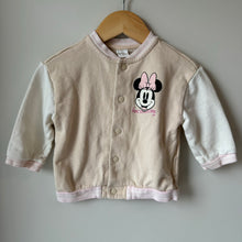 Load image into Gallery viewer, H&amp;M Minnie Varsity Sweater 9-12M
