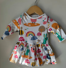 Load image into Gallery viewer, Next Wildlife Bodysuit Dress 0-3M
