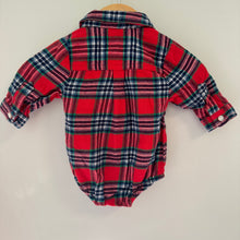 Load image into Gallery viewer, Baby Boden Flannel Onesie NB
