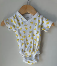 Load image into Gallery viewer, H&amp;M Banana Kimono Onesie 1-2M

