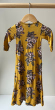 Load image into Gallery viewer, Dwell + Slumber Mustard Bamboo Gown 0-3M
