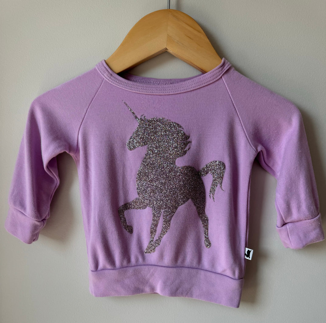 Little and Lively Unicorn Top 0-6M