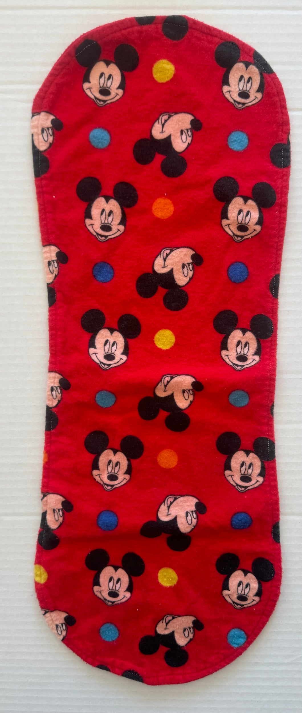 Handmade Mickey Burp Cloth