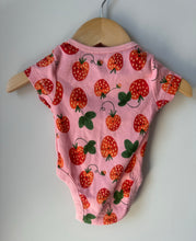Load image into Gallery viewer, Old Navy Strawberry Onesie 0-3M

