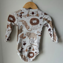 Load image into Gallery viewer, Animal Kimono Onesie 12M
