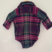 Load image into Gallery viewer, BabyGap Flannel Onesie 0-3M
