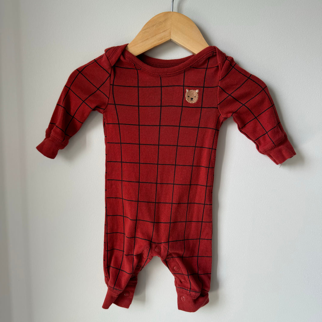 Checked Romper 3M