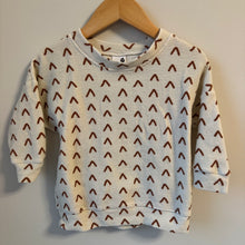 Load image into Gallery viewer, Dear Aspen Waffle Chevron Crewneck 18-24M
