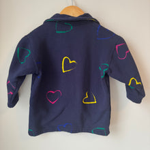 Load image into Gallery viewer, Vintage Kitchen Kids Heart Sweatshirt Blazer Size 3
