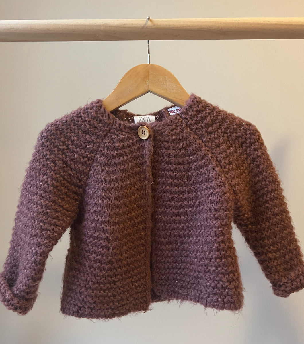 Zara Knit Cardigan 6-9M