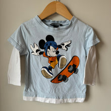Load image into Gallery viewer, Mickey Skateboard Long Sleeve 12-18M
