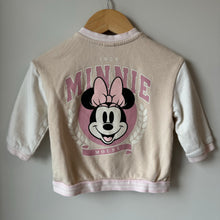 Load image into Gallery viewer, H&amp;M Minnie Varsity Sweater 9-12M
