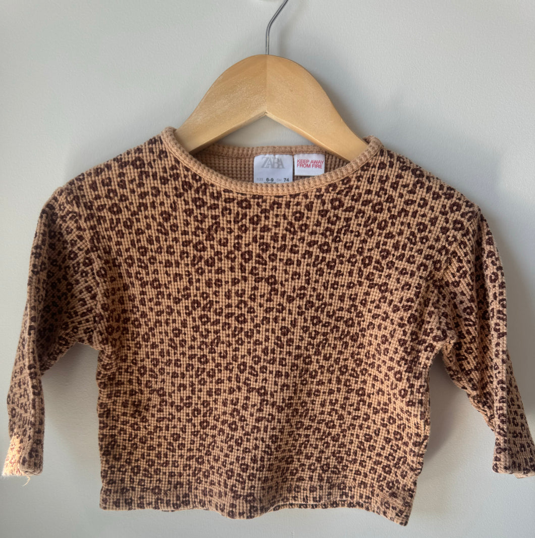 Zara Cheetah Waffle 6-9M