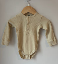 Load image into Gallery viewer, The Littlest Ribbed Onesie 3-6M
