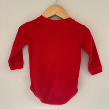 Load image into Gallery viewer, OshKosh Waffle Henley Onesie 18M
