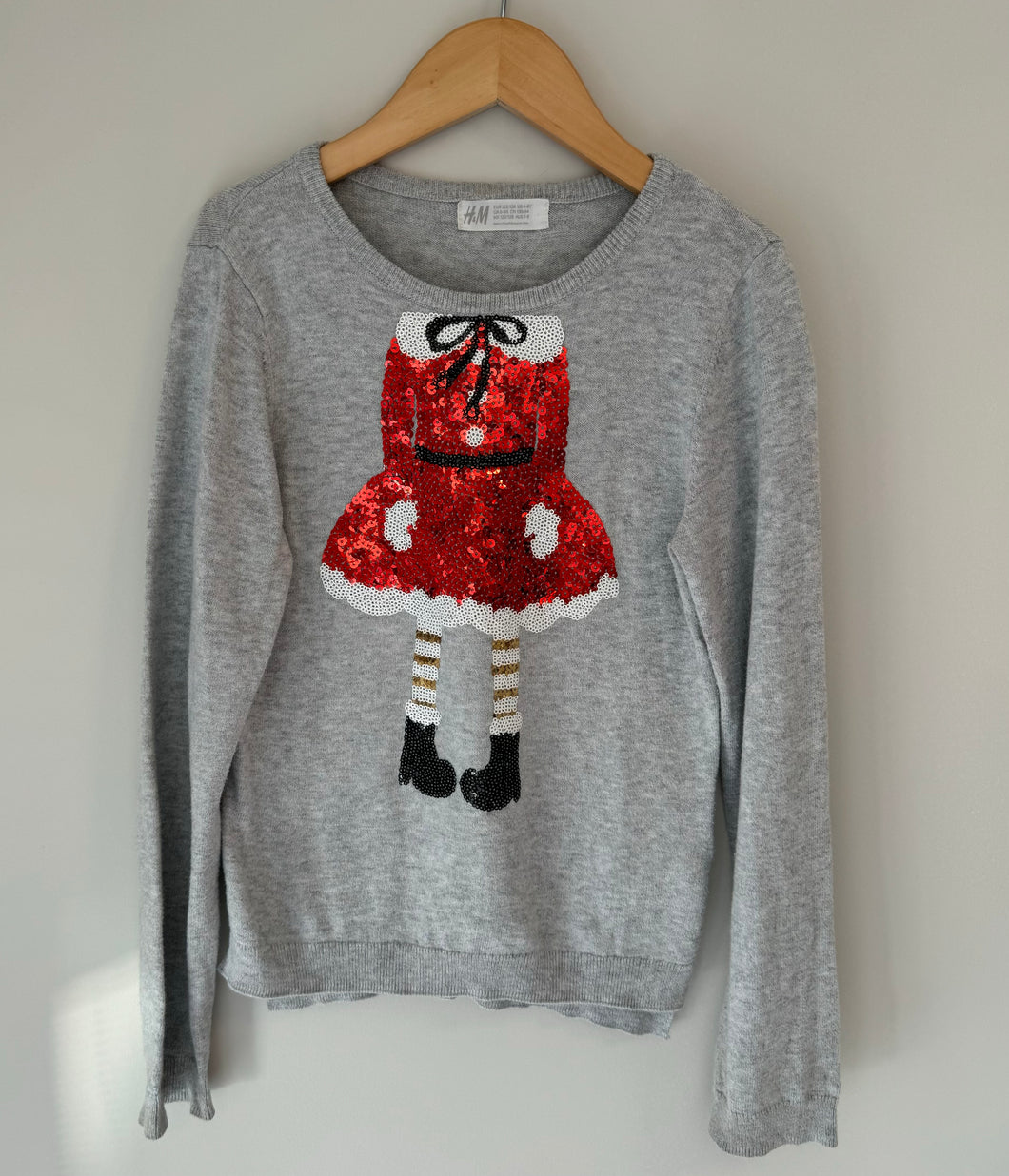 H&M Knit Holiday Sweater 6-8Y