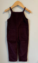 Load image into Gallery viewer, Joe Fresh Maroon Corduroy Overalls Size 2
