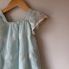 Load image into Gallery viewer, Zara Blue Lined Eyelet Dress 4-5Y
