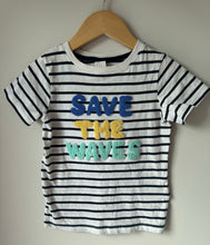 Load image into Gallery viewer, H&amp;M Save the Waves Tee 1.5-2Y
