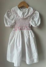 Load image into Gallery viewer, Vintage Polly Finders Hand Smocked Dress 6X
