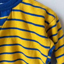 Load image into Gallery viewer, Vintage Peanut Power Yellow Stripe Crewneck 18M

