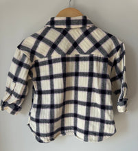 Load image into Gallery viewer, Zara Flannel Button Up 12-18M
