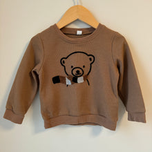 Load image into Gallery viewer, Textured Bear Crewneck 2/3Y
