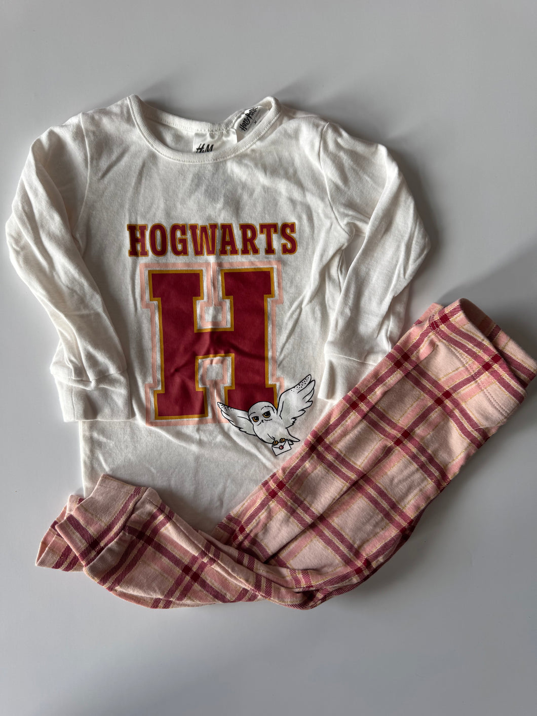 H&M x Harry Potter Hogwarts PJ Set Size 2Y