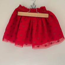 Load image into Gallery viewer, Glitter Heart Skirt 3T
