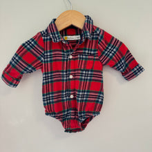 Load image into Gallery viewer, Baby Boden Flannel Onesie NB
