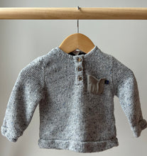 Load image into Gallery viewer, Zara Textured Henley Sweater 3-6M
