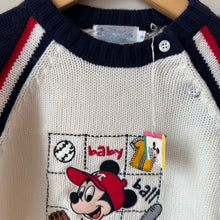 Load image into Gallery viewer, *With Tags* Vintage Baby Mickey Knit Size 3
