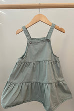 Load image into Gallery viewer, Wonder Nation Green Denim Dress 3T
