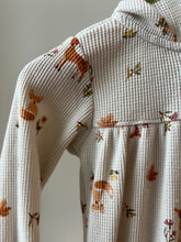Load image into Gallery viewer, Waffle Deer Romper 18M
