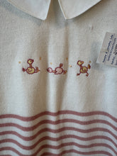 Load image into Gallery viewer, *With Tags* Vintage Knit Duck Romper 6M

