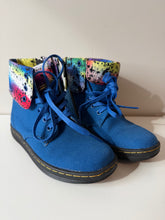 Load image into Gallery viewer, Canvas Paint Splat Dr Martens Size 11
