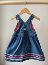 Load image into Gallery viewer, Vintage OshKosh Heart Jean Dress 24M
