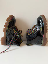 Load image into Gallery viewer, Vintage Rainbow Stitch Patent Leather Dr Martens Size 7
