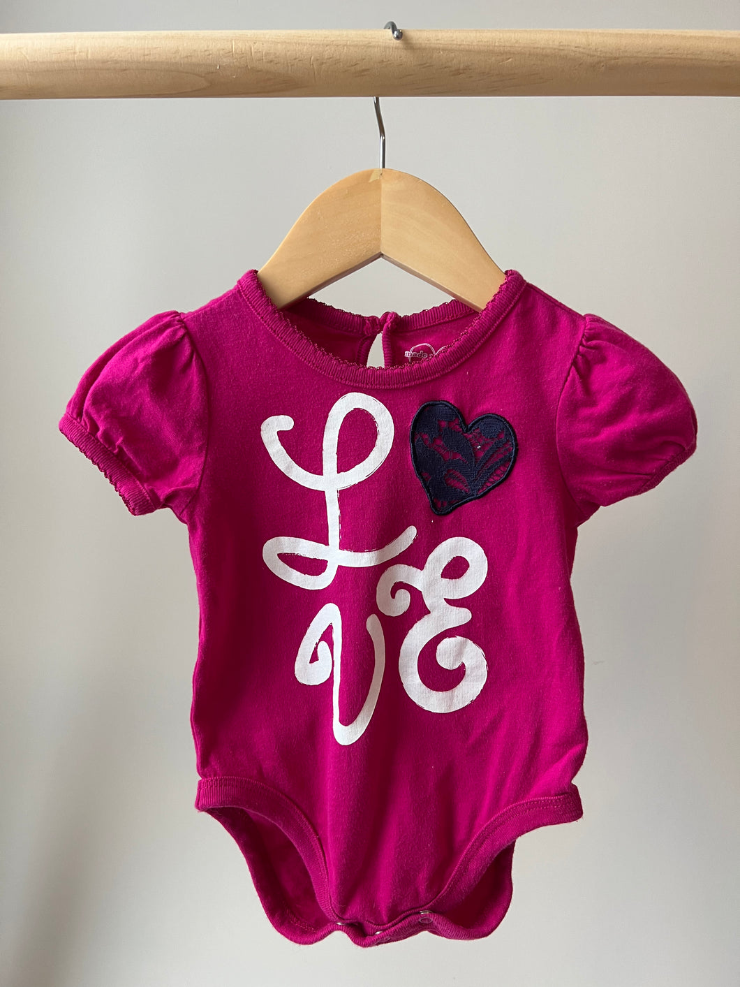 Love Onesie 3-6M