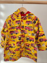 Load image into Gallery viewer, Hatley Firetruck Raincoat 3T

