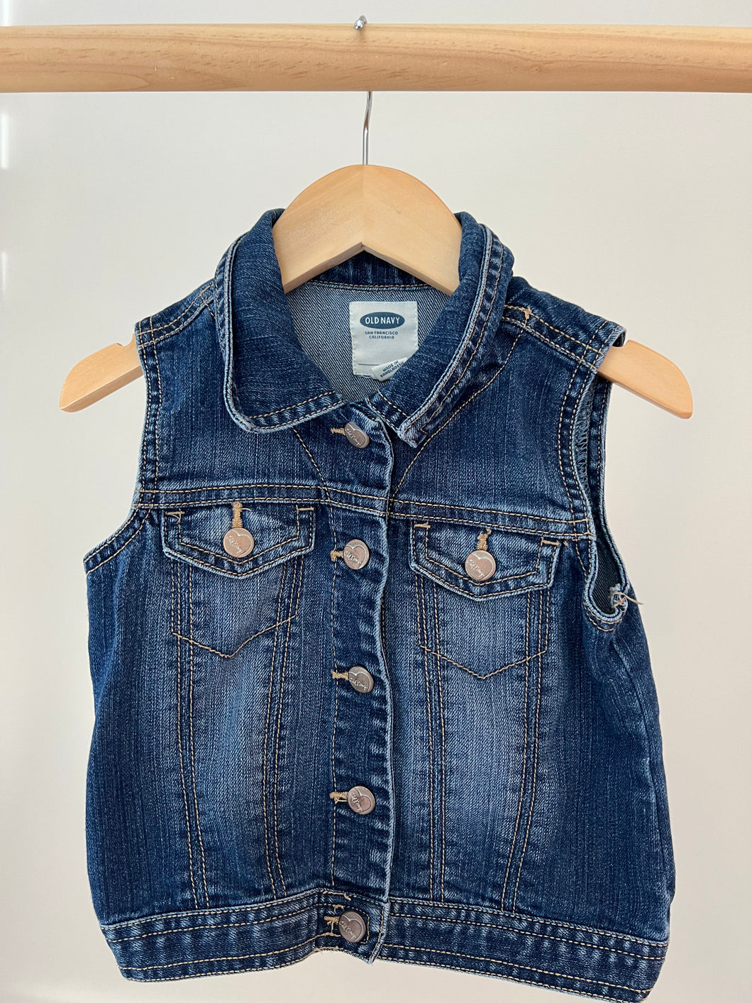 Old Navy Denim Vest 5T