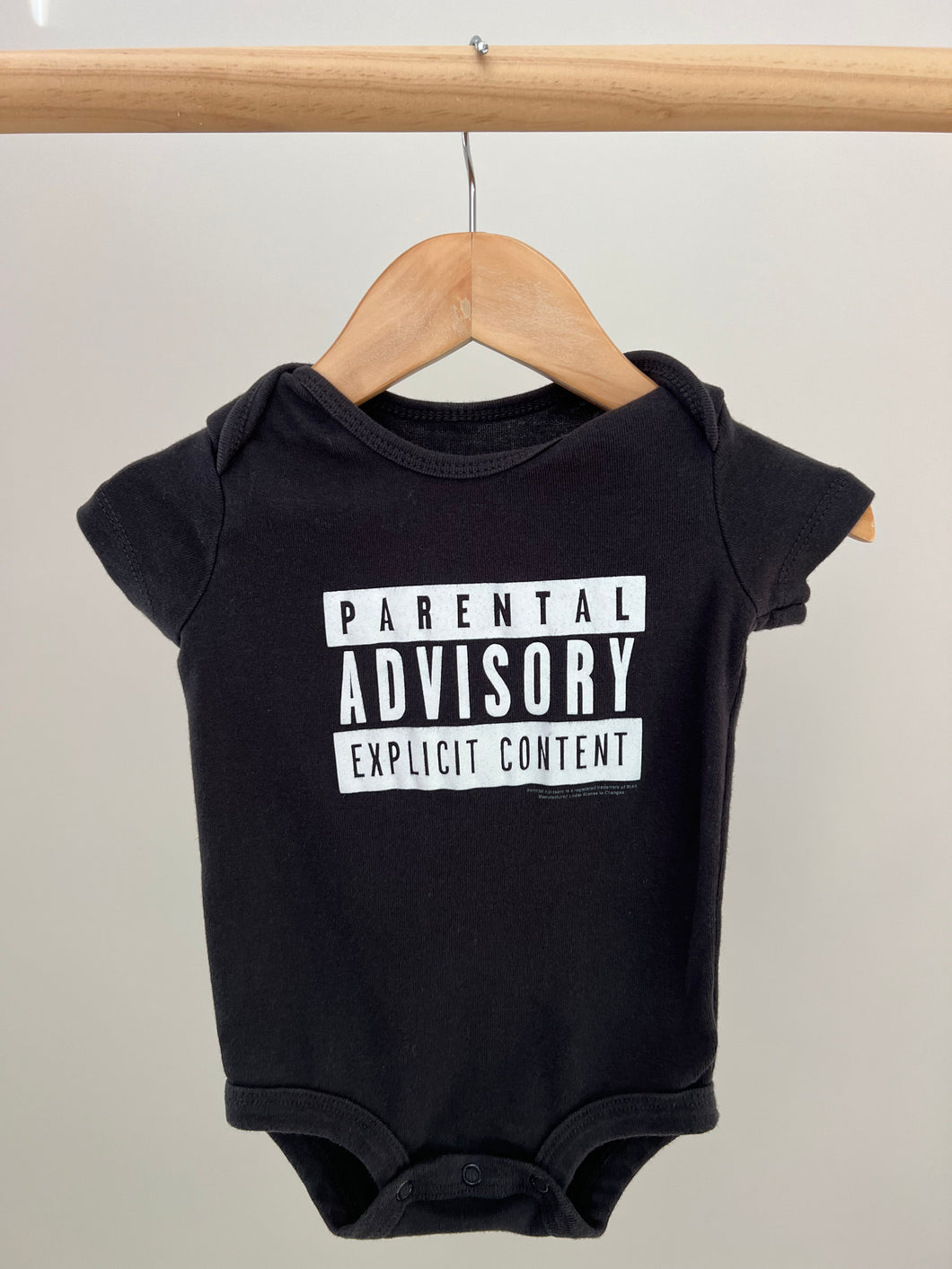 Parental Advisory Onesie 12-18M