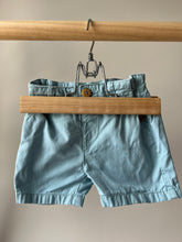 Load image into Gallery viewer, Zara Blue Khaki Shorts 3-6M
