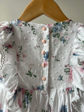 Load image into Gallery viewer, Floral Ruffle Sleeve Dress &amp; Diaper Cover 18M
